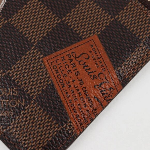 LOUIS VUITTON Damier Ebene Pochette Cree Coin Purse - Picture 9 of 16
